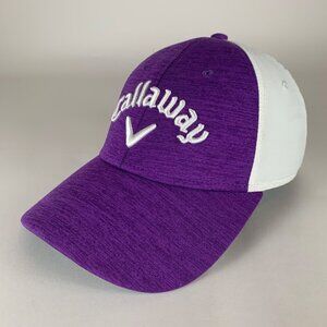 Callaway Golf Purple White Strapback Adjustable Hat